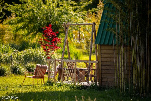 Aménagement de la bambouseraie des Jardins de Lornay en Haute-Savoie