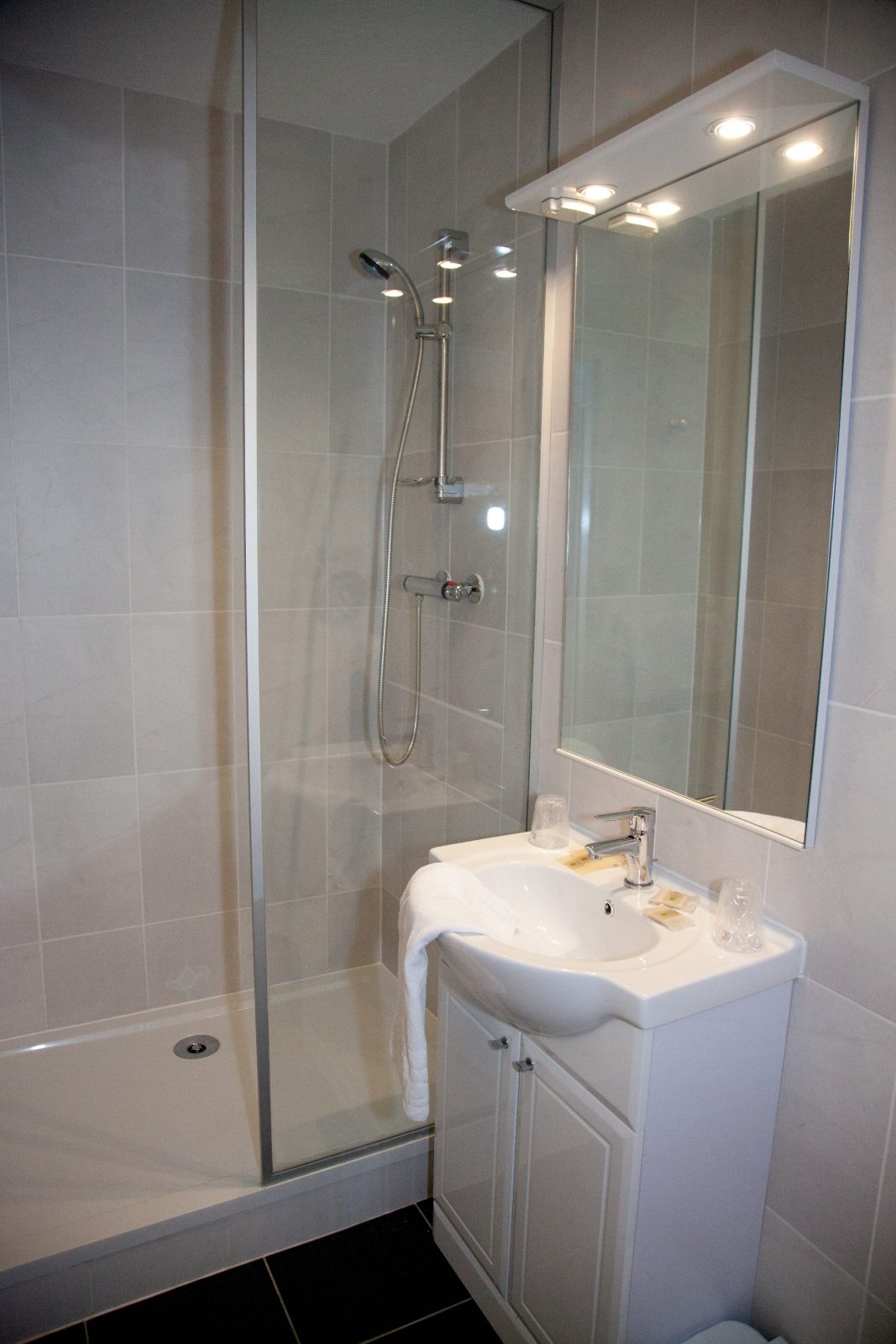 Bathroom with shower and WC