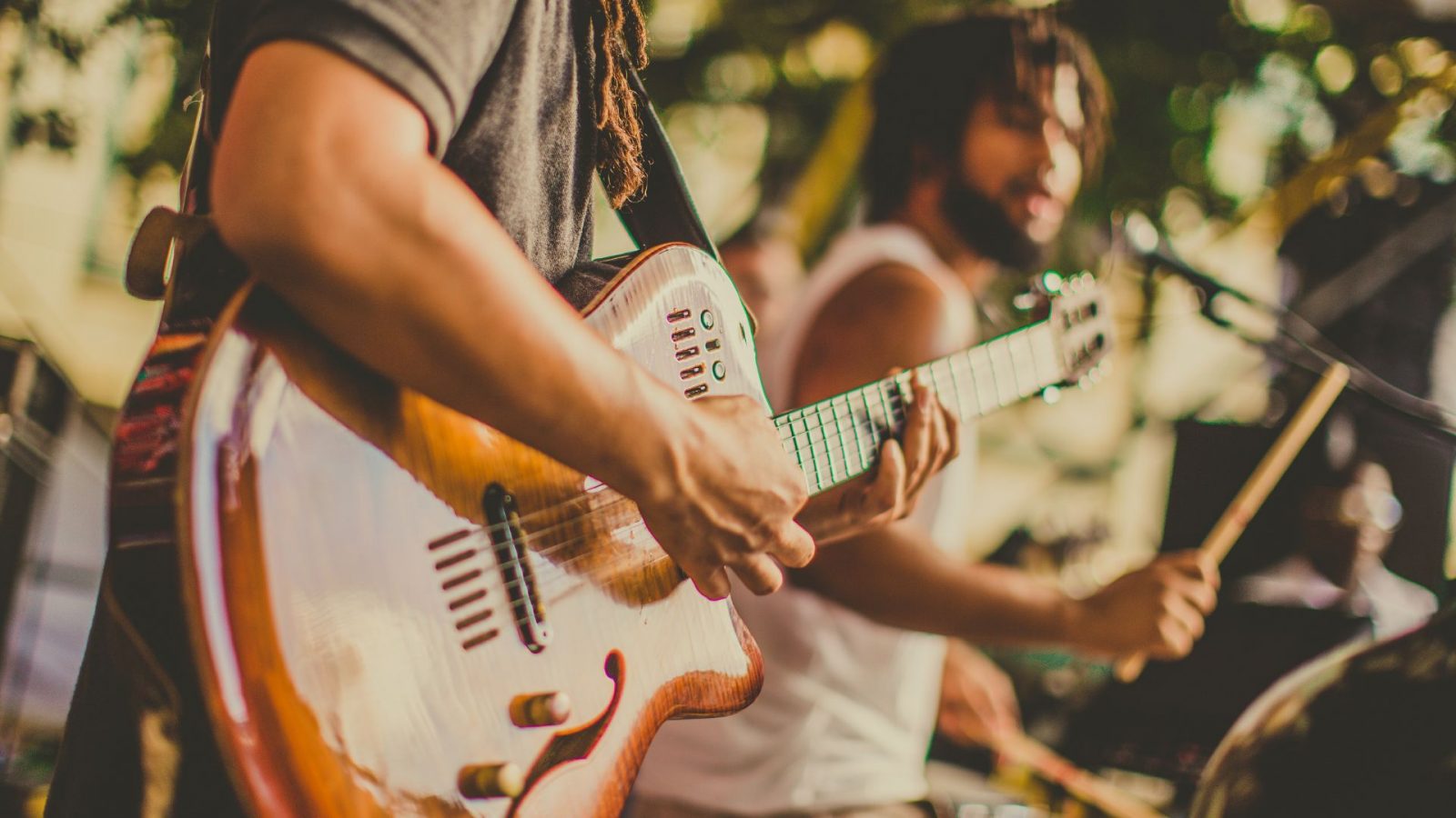 Fête de la musique au marché