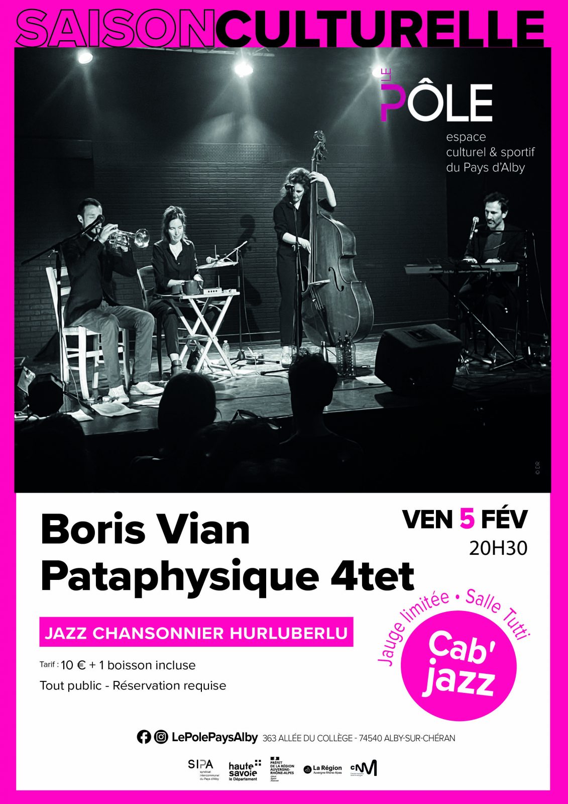 Concert de jazz chansonnier hurluberlu